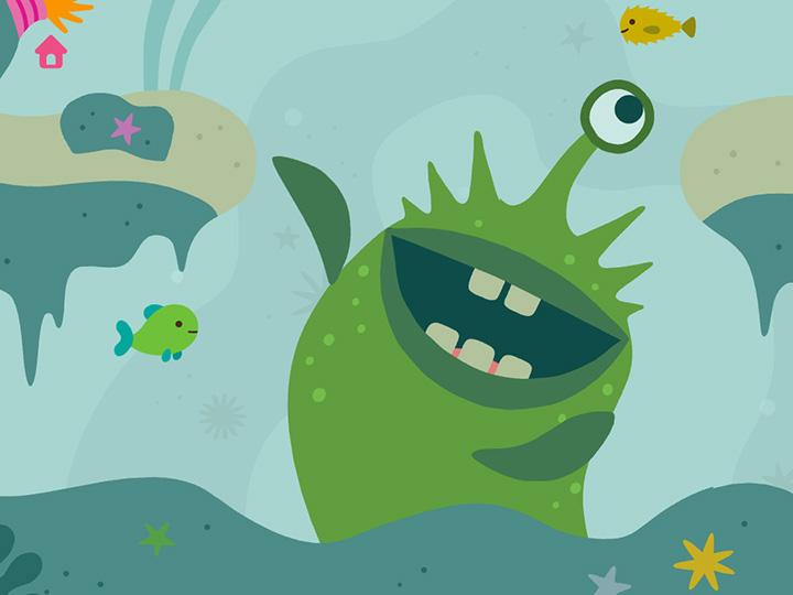 Ocean Swimmer — детская игра для iPhone и iPad