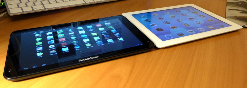 Pocketbook SURFpad 3 и iPad 4