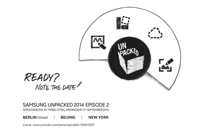 Invitation to the Samsung Unpacked