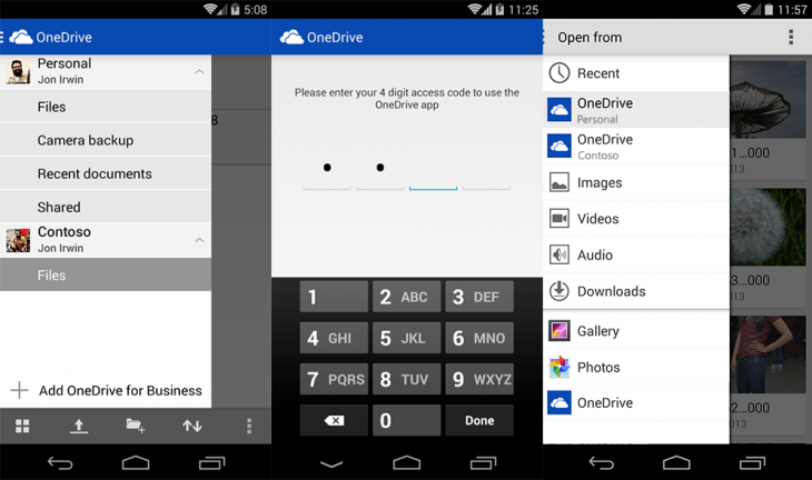 OneDrive на Android