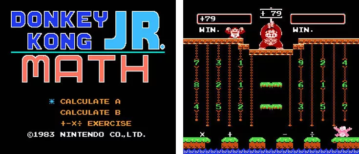 Donkey Kong Jr. Math