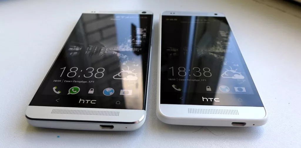 Сравнение экранов HTC One mini и HTC One
