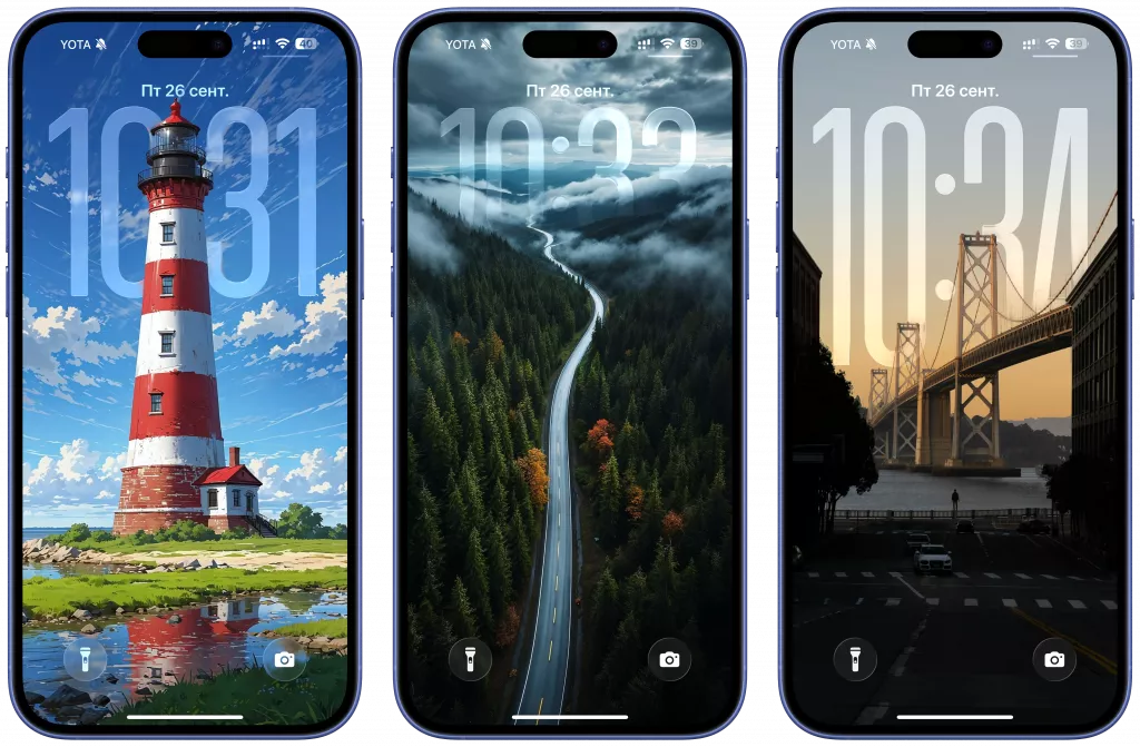 Обои с эффектом глубины Обои с эффектом глубины