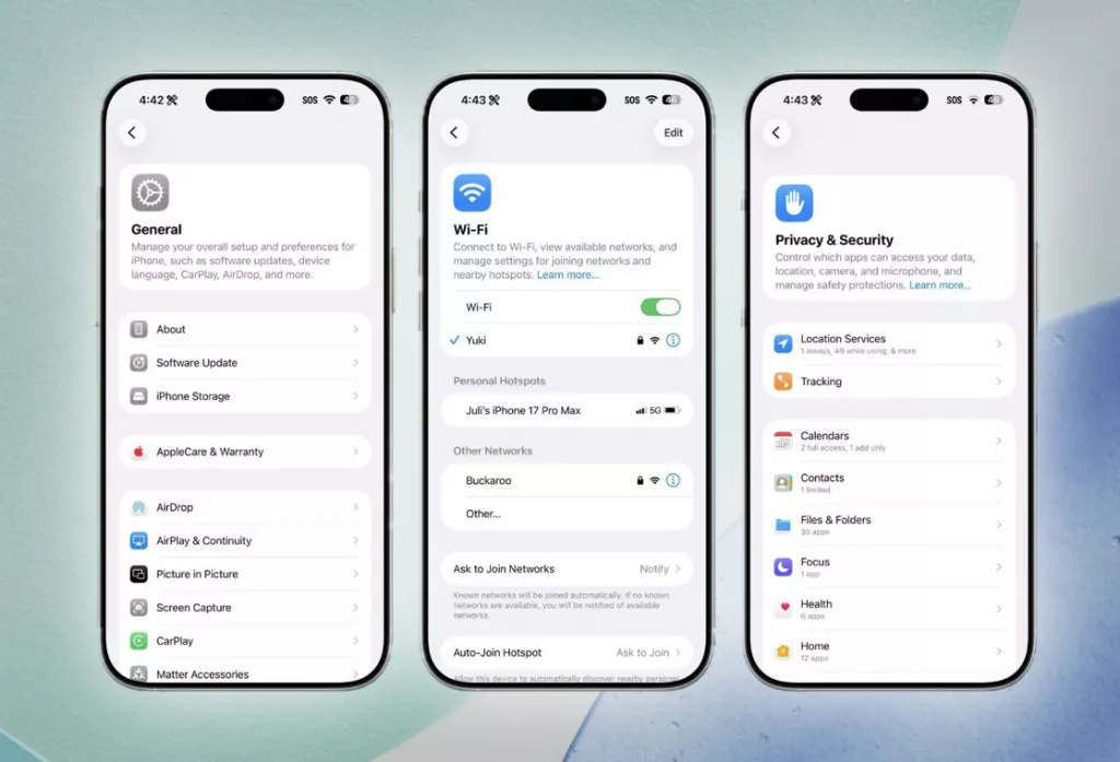 iPadOS 26.1 iPadOS 26.1