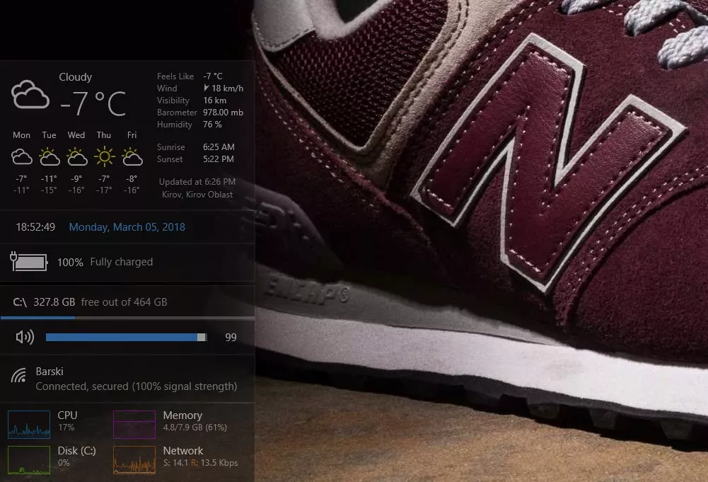 Win10 Widgets Win10 Widgets