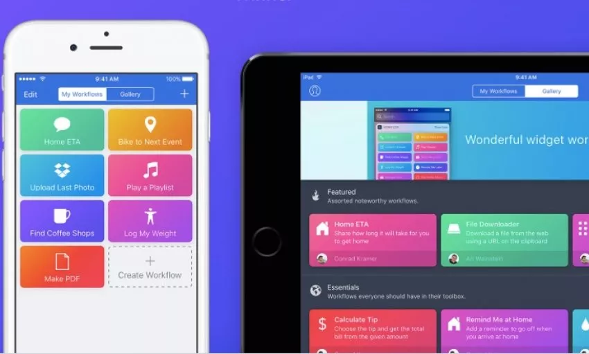 Что может появиться в iOS 11: новый сервис Automator на основе Workflow Что может появиться в iOS 11: новый сервис Automator на основе Workflow