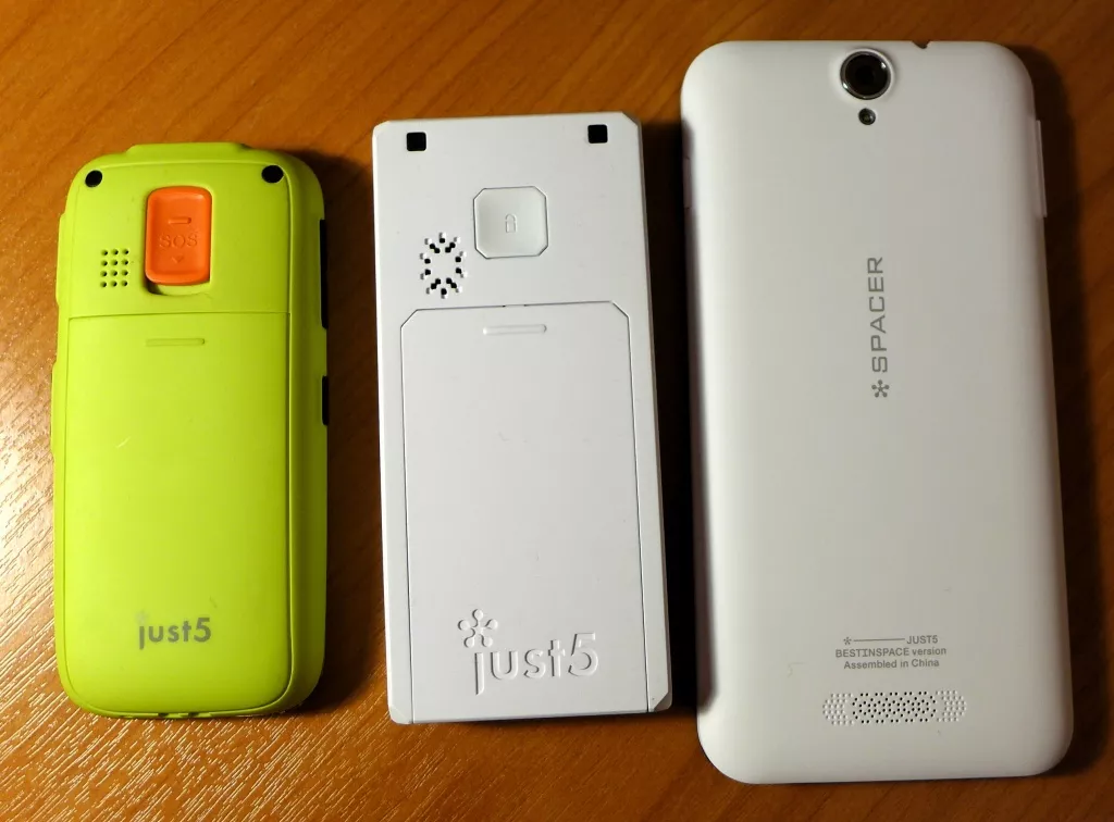 Just5 Brick в сравнении с CP10S и Spacer