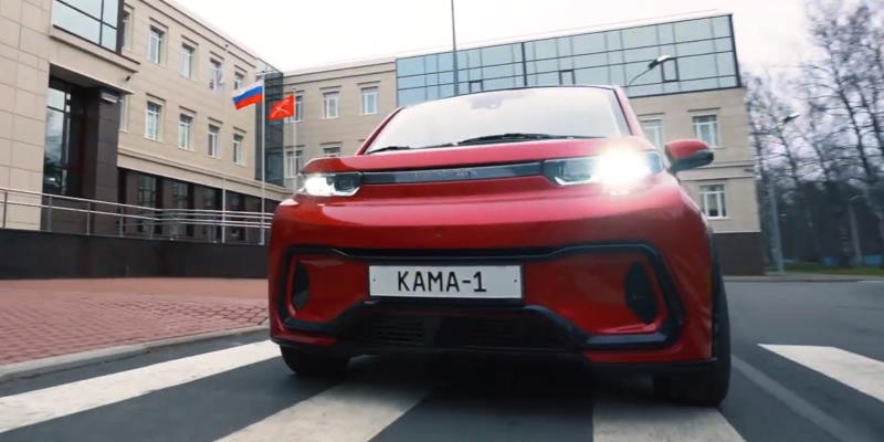 КамАЗ» представил электромобиль за 1 млн рублей
