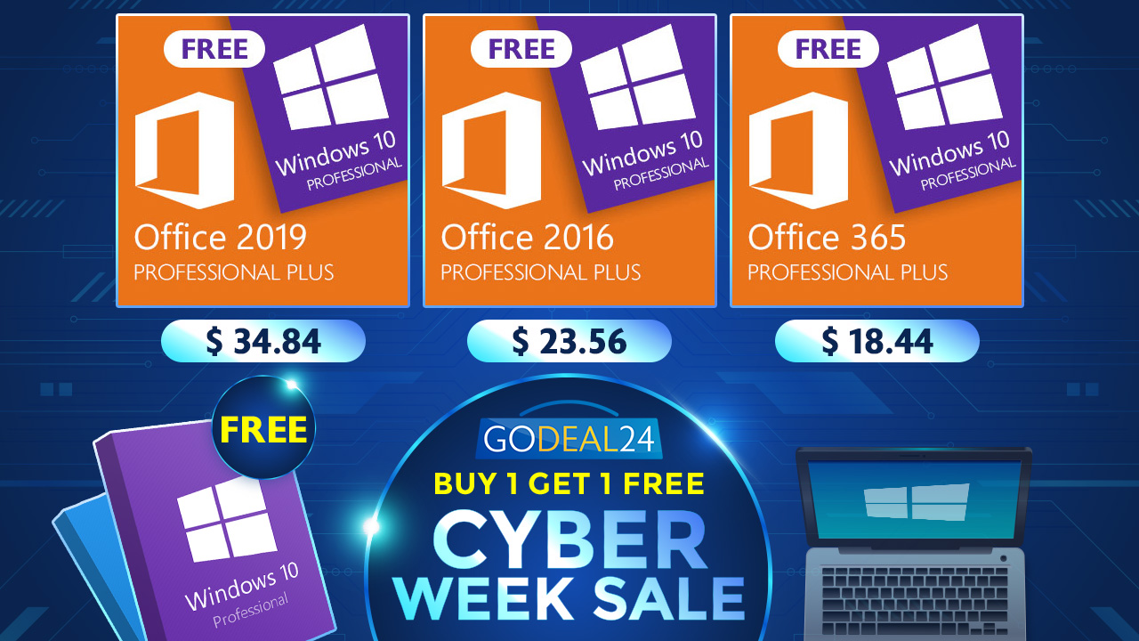 Распродажа «Кибернеделя» — получите Windows 10 бесплатно. Осталось всего 4 дня!