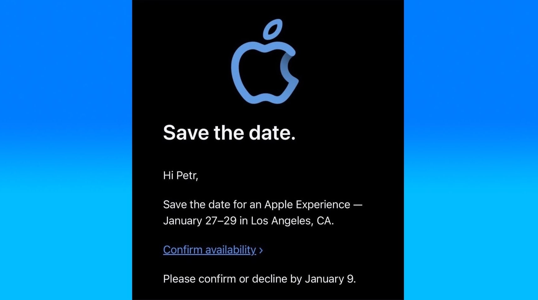 Apple приглашает на закрытую презентацию в Лос-Анджелесе. Ждём новый MacBook Pro