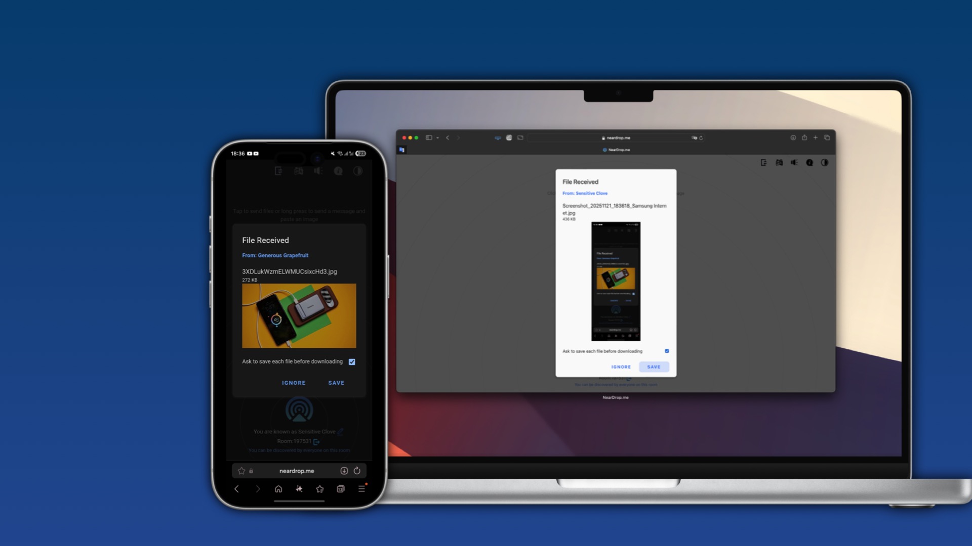 Нашли гениальный способ передачи файлов между Android, iOS, Windows и macOS