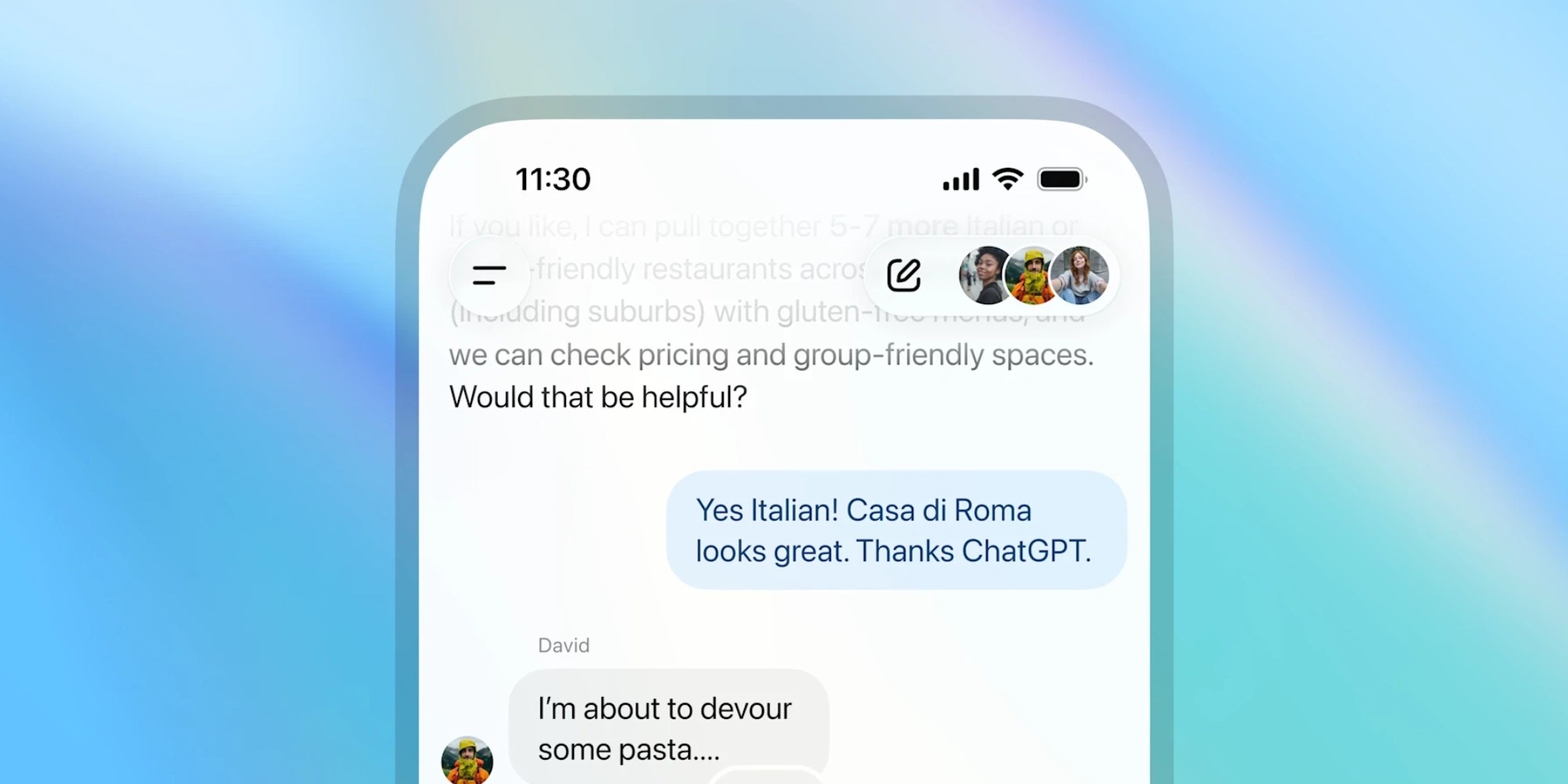 В ChatGPT появились групповые чаты