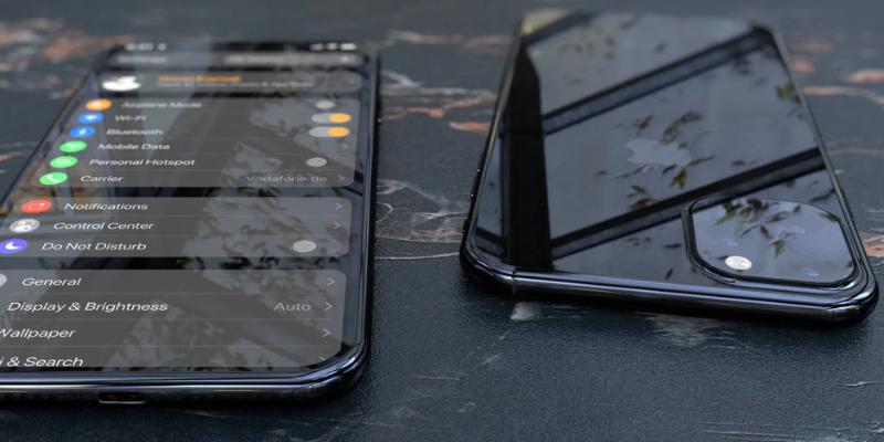 Новые модели iPhone получат матовый корпус, а темная тема iOS 13 окажется серой