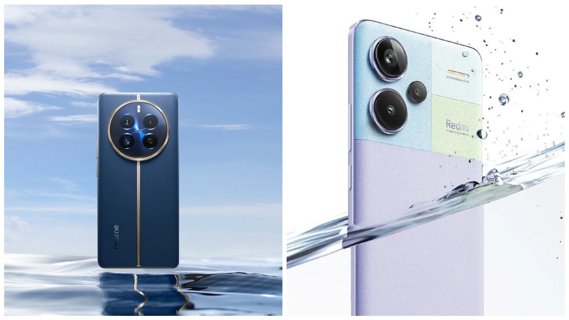 Представлены смартфоны realme 12 Pro+ и Redmi 13 Pro+ — сравниваем характеристики камер