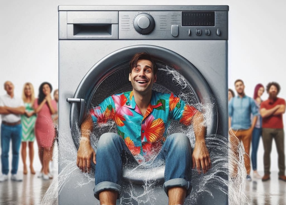 Японцы представили стиральную машину для людей. Да, это именно то, что вы подумали 
