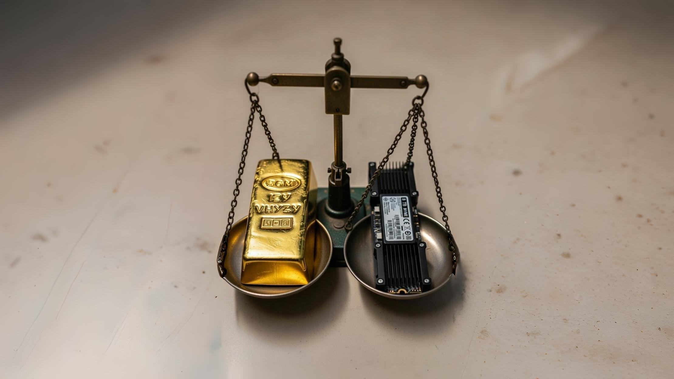 Спорим, не угадаете  что стоит дороже: золото или SSD