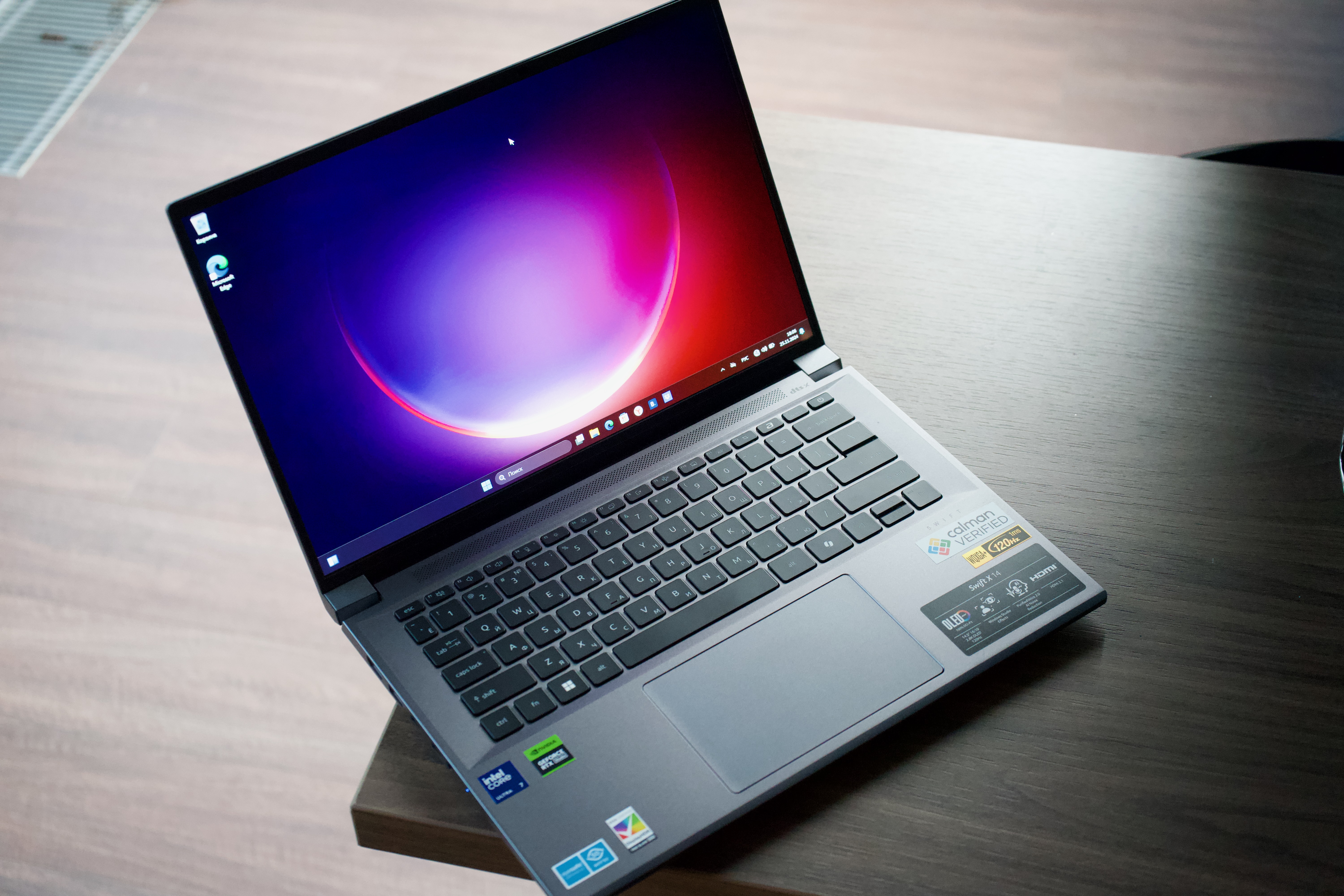 GeForce RTX 4060 в корпусе ультрабука! Как вам такое Обзор ноутбука Acer Swift X 14 (SFX14-72G-76LG)