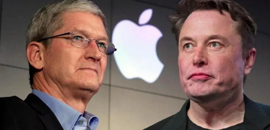 Илон Маск накинулся на Тима Кука и Apple