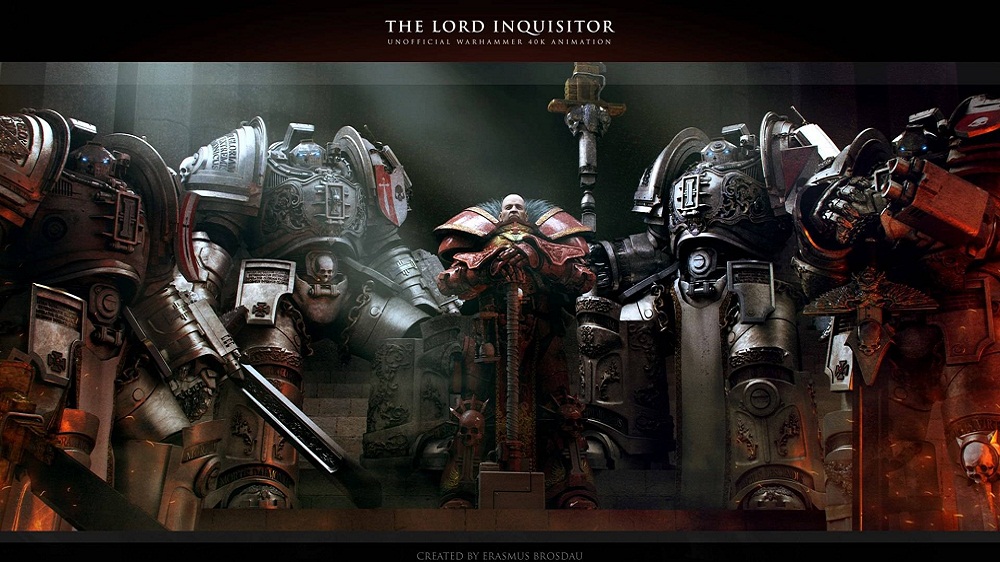 Инквизитор в окружении Серых Рыцарей