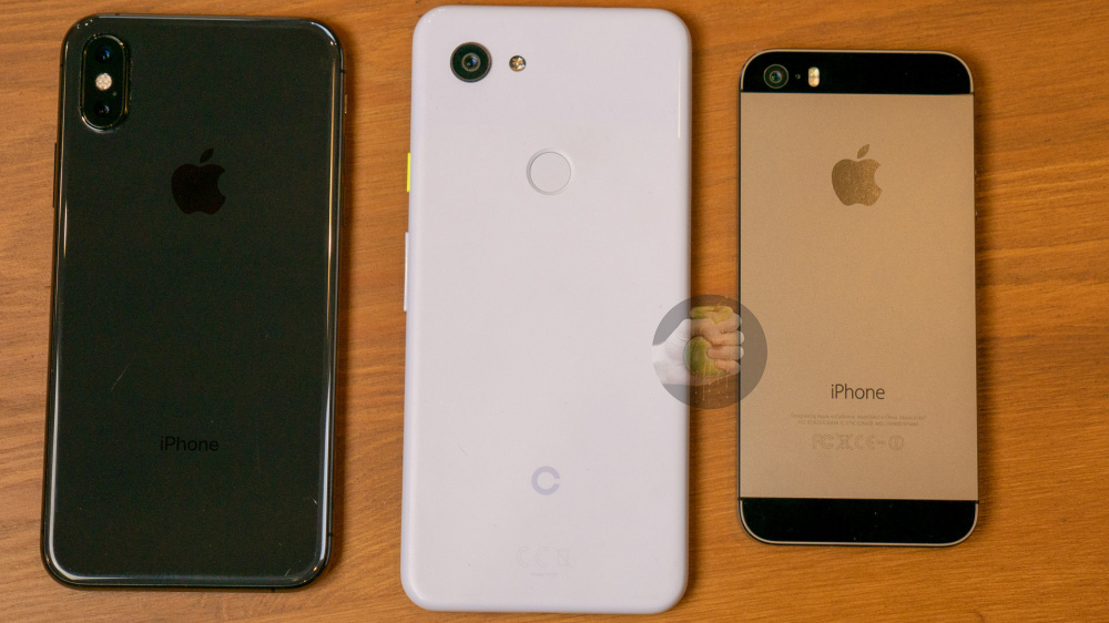 iPhone XS, Pixel 3 Lite и iPhone 5s