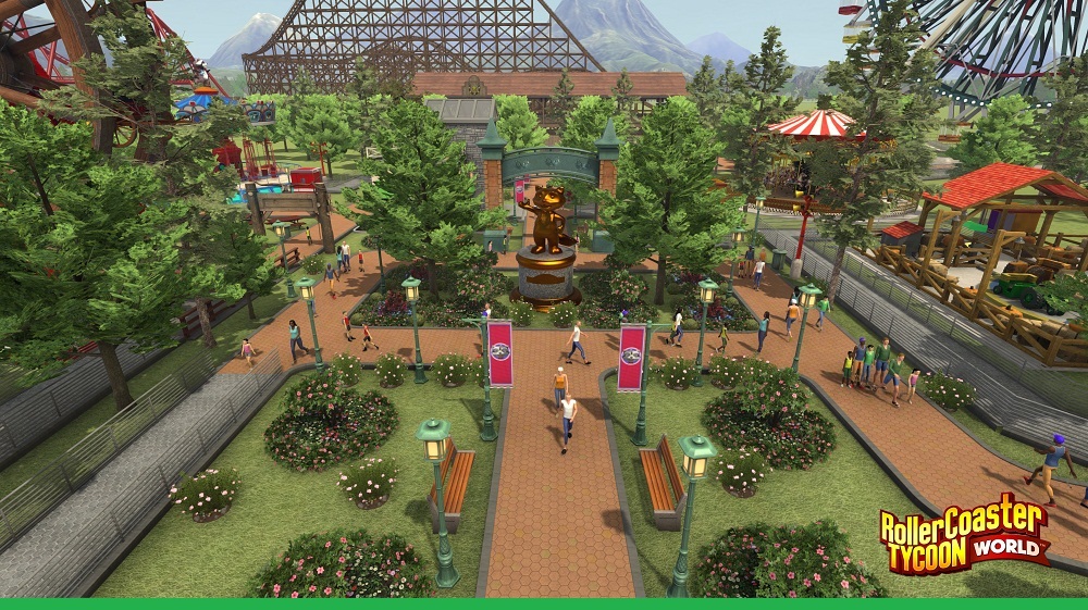 Построенный целиком парк выглядит достойно!