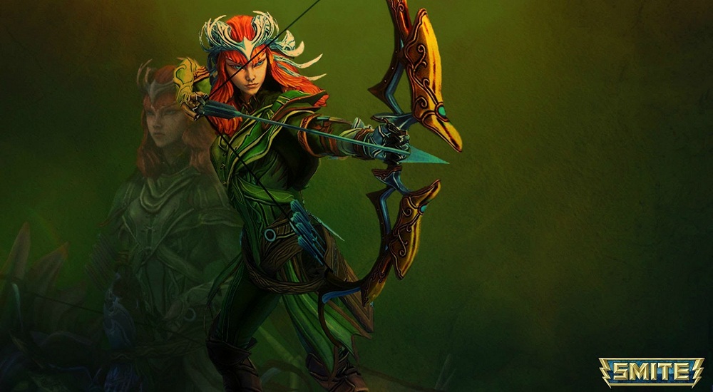 Похожая на Воробей Артемида из Smite