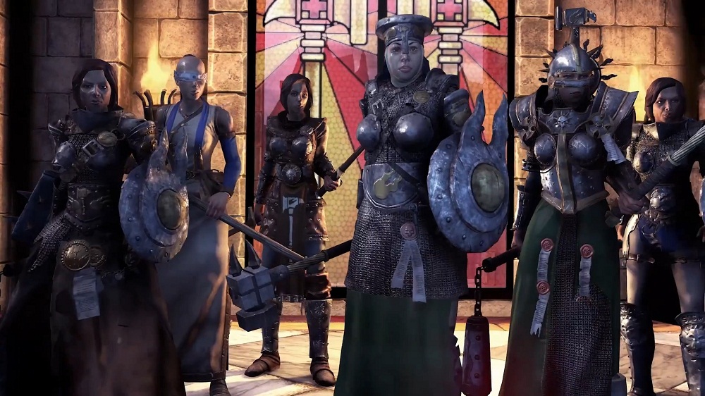 Сёстры Зигмара в боевой красе Сёстры Зигмара в боевой красе