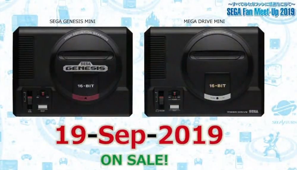 Ретро-консоль Sega Genesis Mini поступит в продажу в сентябре