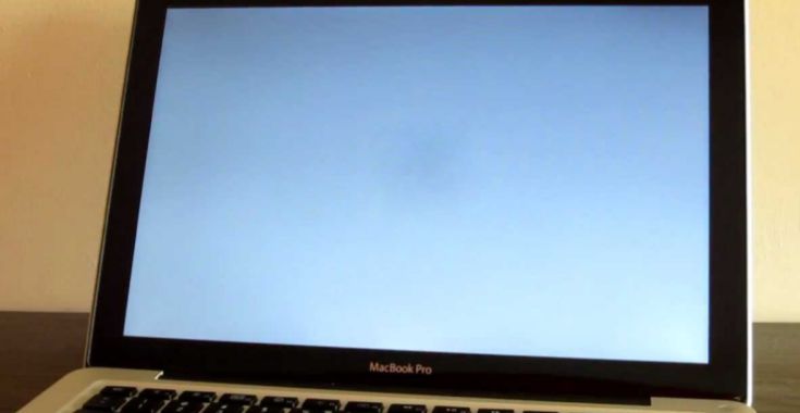 macbook pro белый экран при загрузке