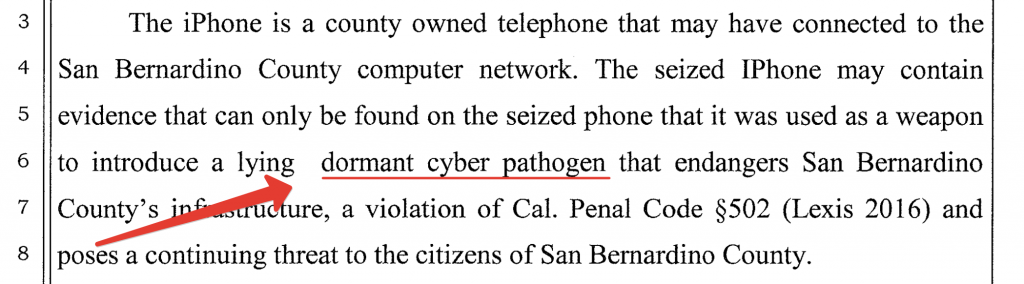 Прокурор США: На iPhone стрелка из Сан-Бернардино находится «спящий цифровой патоген»