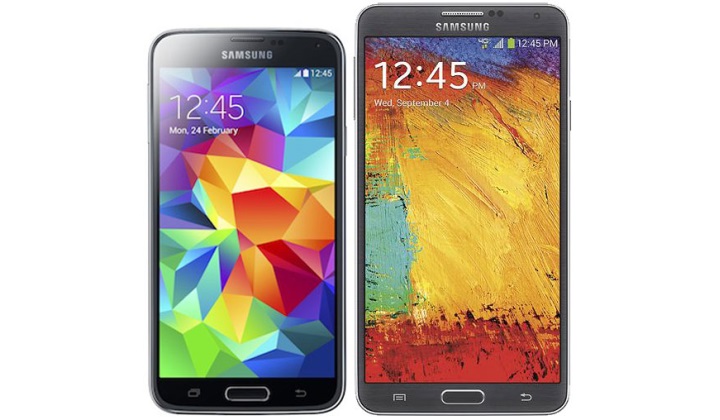 Galaxy S5 и Galaxy Note 3