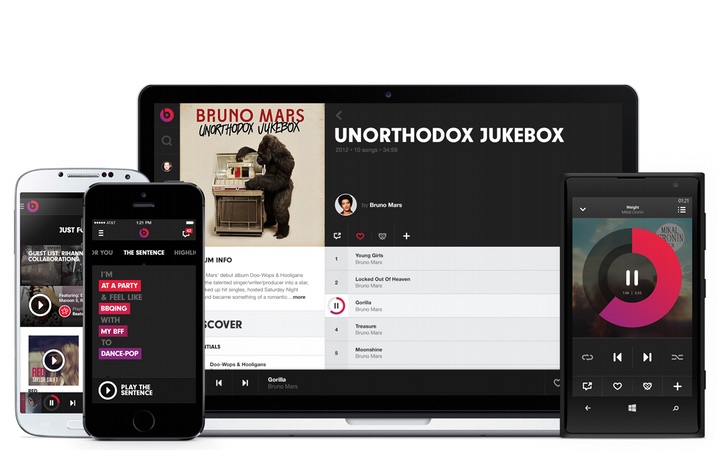 Apple представит обновленный сервис Beas Music с интеграцией в iOS, OS X и в виде приложения для Android