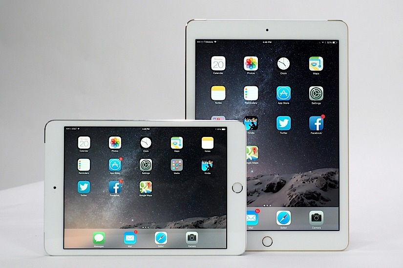 iPad Air 2 и iPad Mini 3