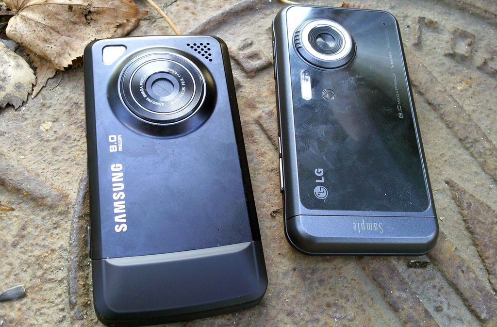 LG KC910 Renoir и Samsung M8800 Pixon