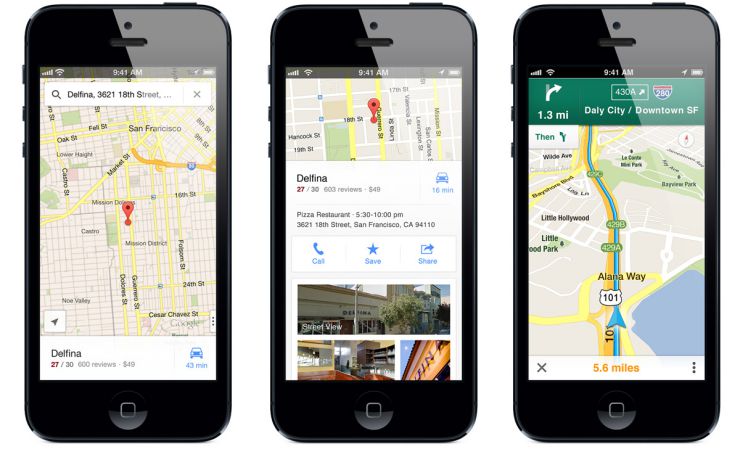Google Maps для iOS получило обновление