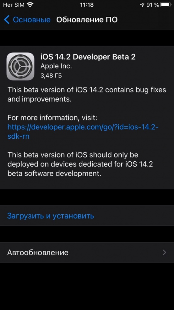 iOS 14.2