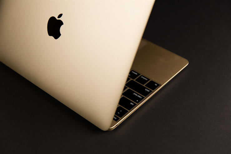 MacBook в золотом исполнении