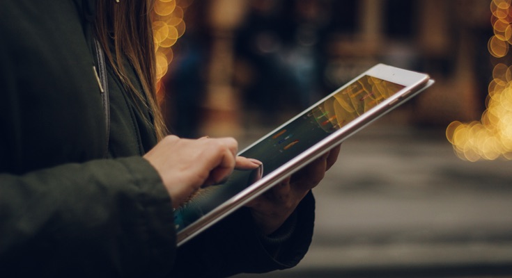 Фотографии iPad Pro в золотистом цвете