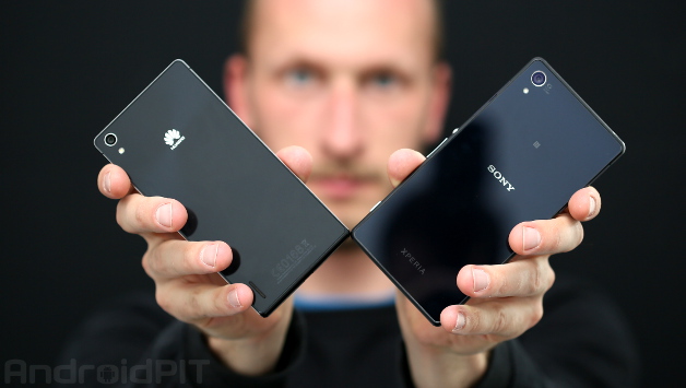 xperia z2 huawei p7