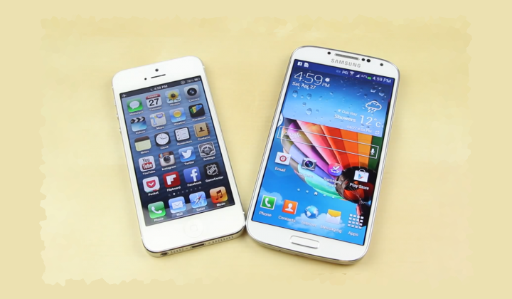 iPhone 5s и Galaxy S5