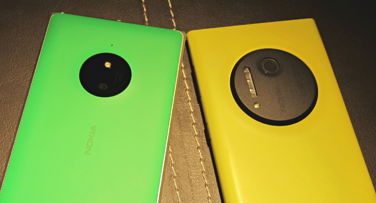 Lumia 1020 и 830