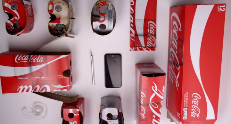 Коробки Coca-Cola смогут превратиться в очки виртуальной реальности