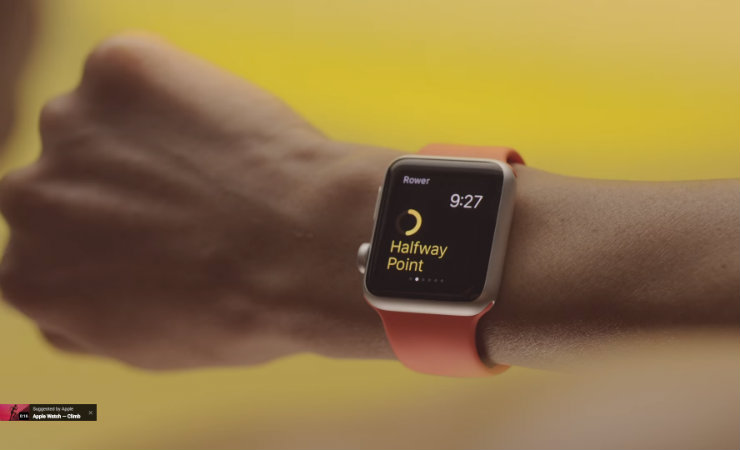 Apple опубликовала 7 коротких рекламных роликов об Apple Watch