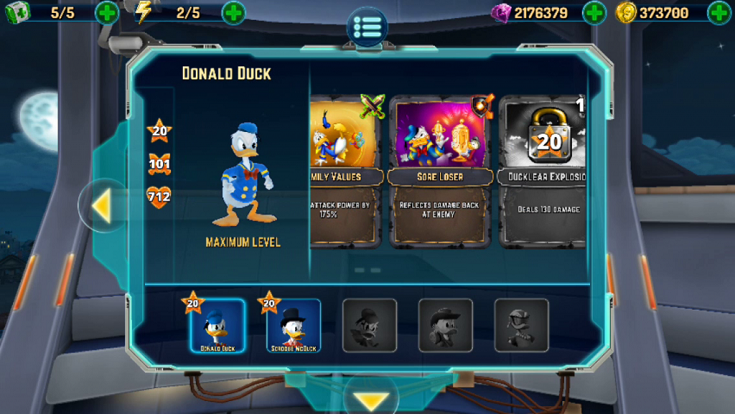 Каждый герой подлежит прокачке