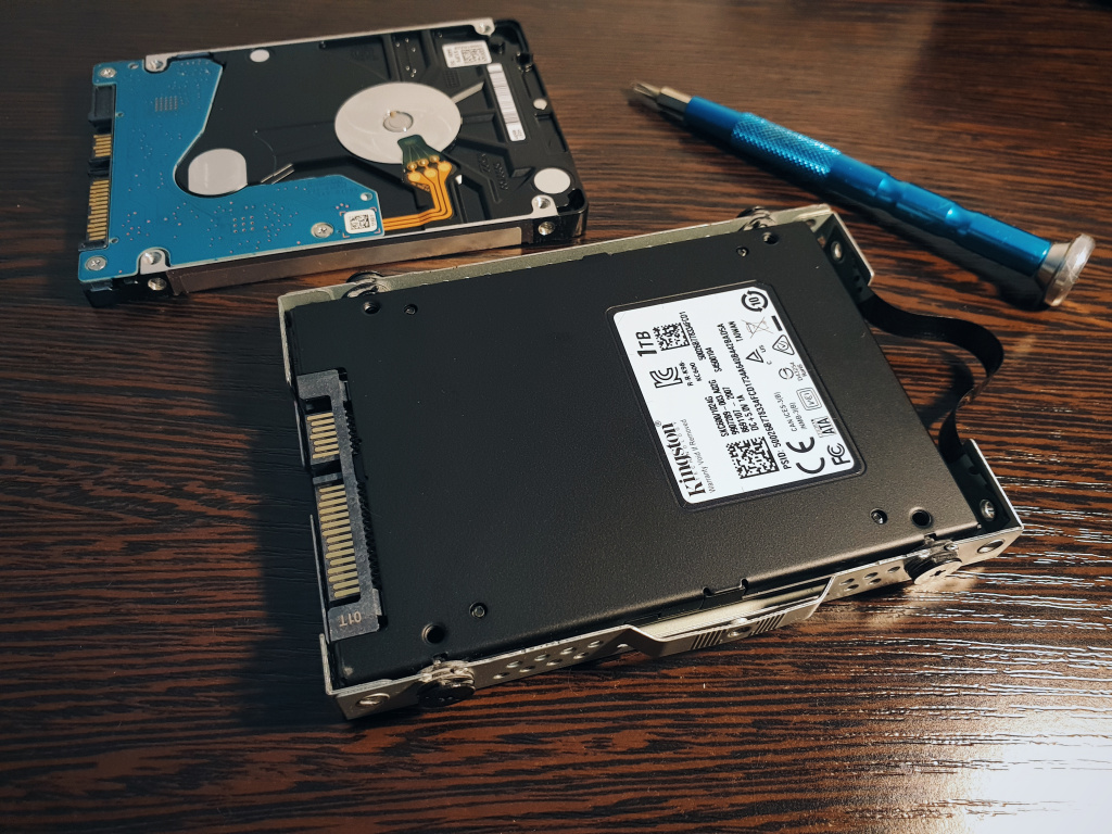 Устанавливаем SSD вместо HDD в лоток