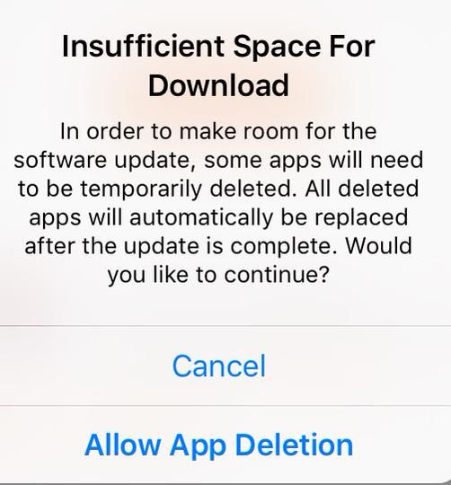 Автоматическое удаление приложений в iOS 9