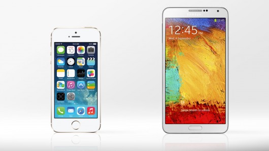 iPhone 5s и Galaxy Note 3
