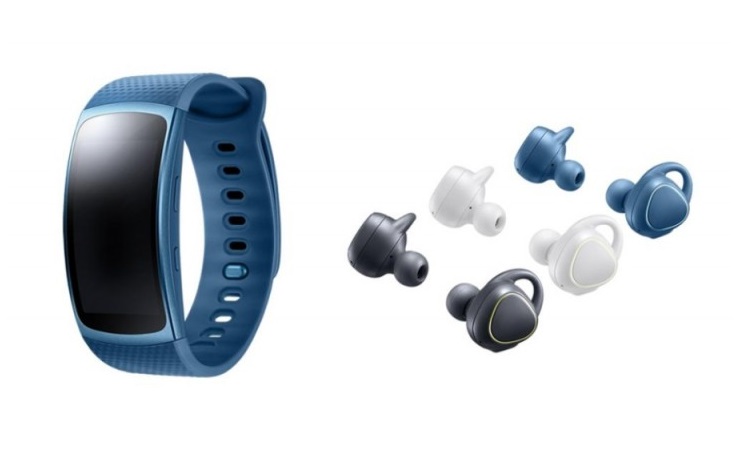 фитнес-браслет Gear Fit 2 и Bluetooth-наушники Gear IconX