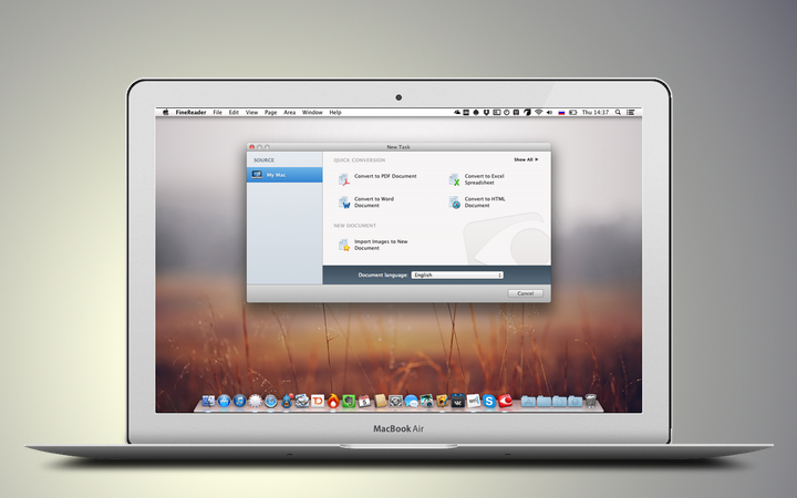 ABBYY FineReader Pro для Mac