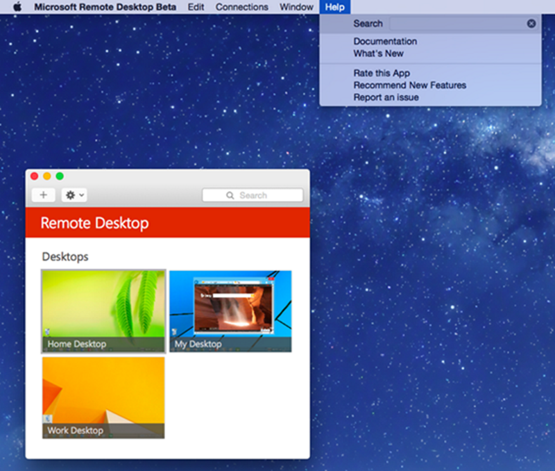Remote Desktop Preview